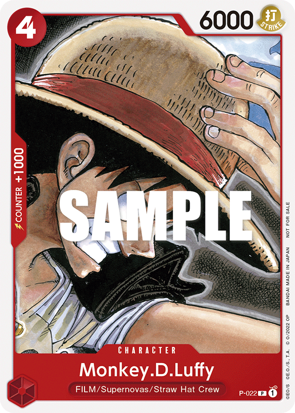 Monkey.D.Luffy - P-022
