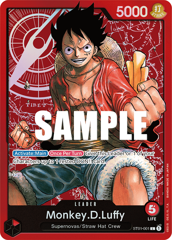 Monkey.D.Luffy ST01-001