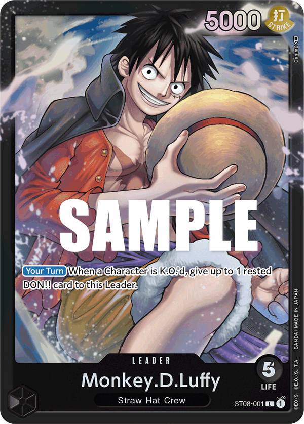 Monkey.D.Luffy ST08-001