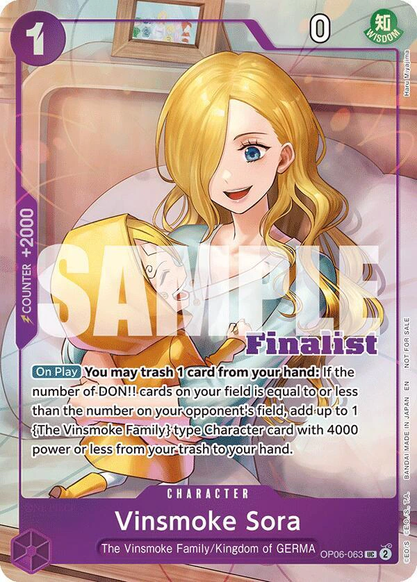 Vinsmoke Sora (CS 25-26 Top Player Pack Vol. 2 Finalist)